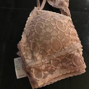 Lacey bralette. Never worn still with tags.